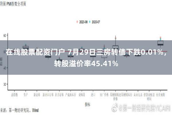 在线股票配资门户 7月29日三房转债下跌0.01%，转股溢价率45.41%