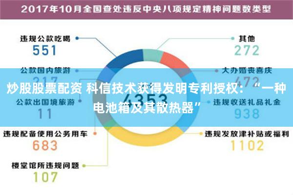 炒股股票配资 科信技术获得发明专利授权：“一种电池箱及其散热